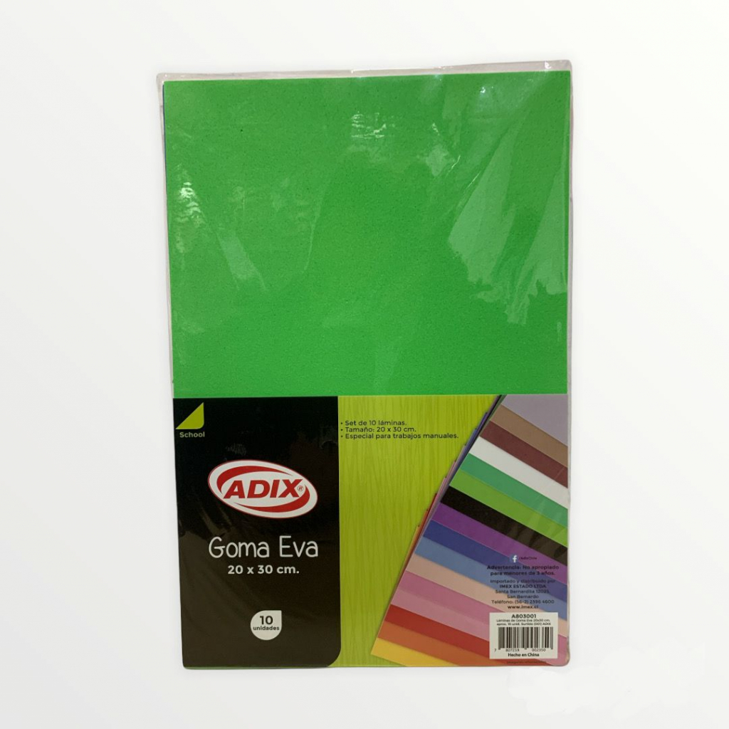 Fixo Kids EVA-Schaumfolie - 100 Bunte Bastelblätter 20x30 Cm Für Kreative Kinder