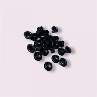 Set 20 Ojetillos Negros 4mm