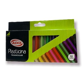 Plasticina Triangular Adix 12 colores