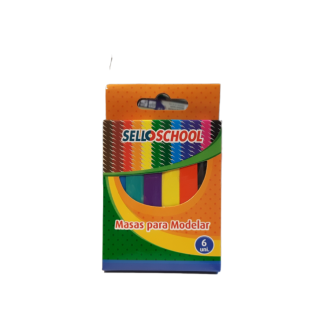 Plasticina Selloschool 6 Colores