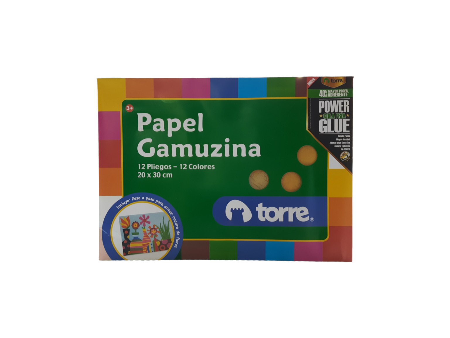 Carpeta De Papel De Gamuzina 12 Pliegos 20 x 30 Cm Torre – Papeles ...