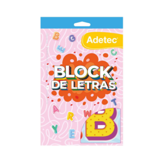 Block de Stickers Letras Adetec