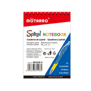 Notebook Spiral Motarro