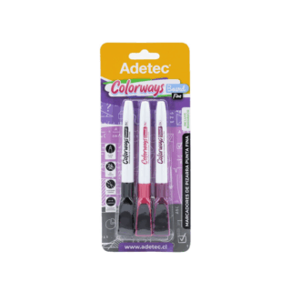 Marcador para Pizarra Punta Fina Morados Adetec