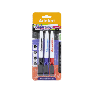 Marcador para Pizarra Punta Fina Adetec