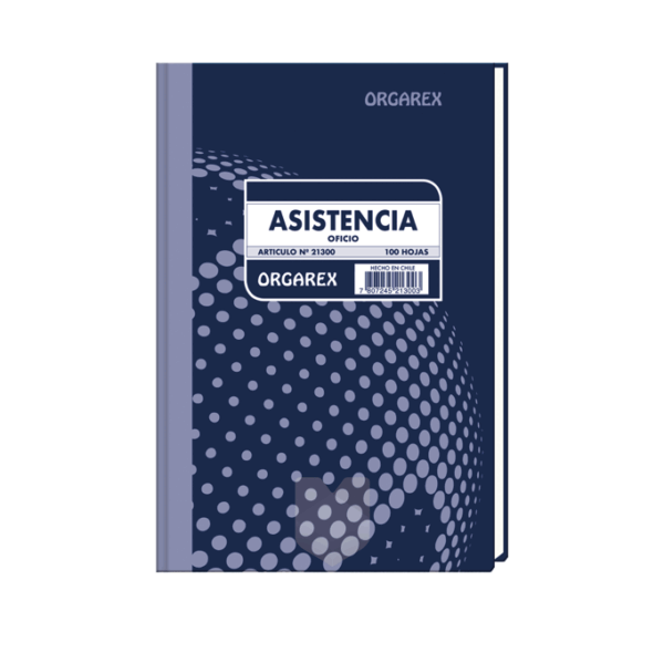 Libro de Asistencia 100 Hojas Orgarex