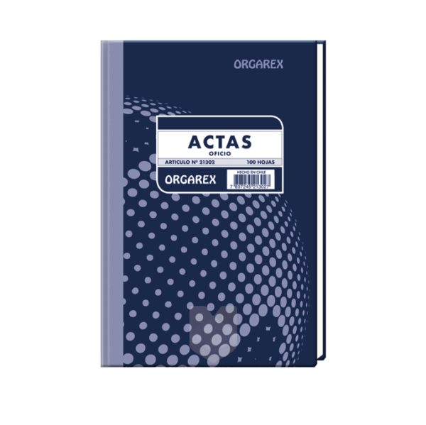 Libro de Actas 100 Hojas Orgarex