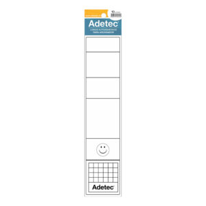 Etiqueta para Archivador Adetec Blanco