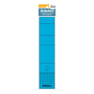 Etiqueta para Archivador Adetec Azul