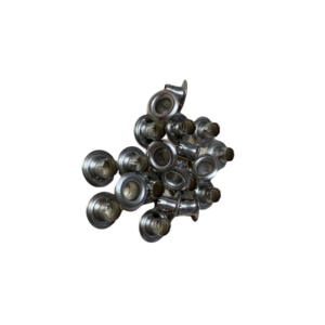 Set 20 Ojetillos Plateados 4mm