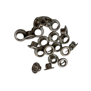 Set 20 Ojetillos Plateados 6mm