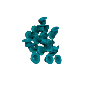Set 20 Ojetillos Verde Agua 4mm
