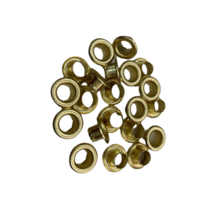 Set 20 Ojetillos Dorados 6mm