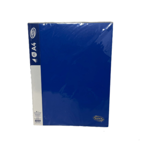 Carpeta 20 Fundas A4 Azul Adix
