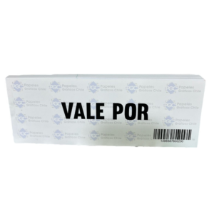 Talonario Vale Por PGC