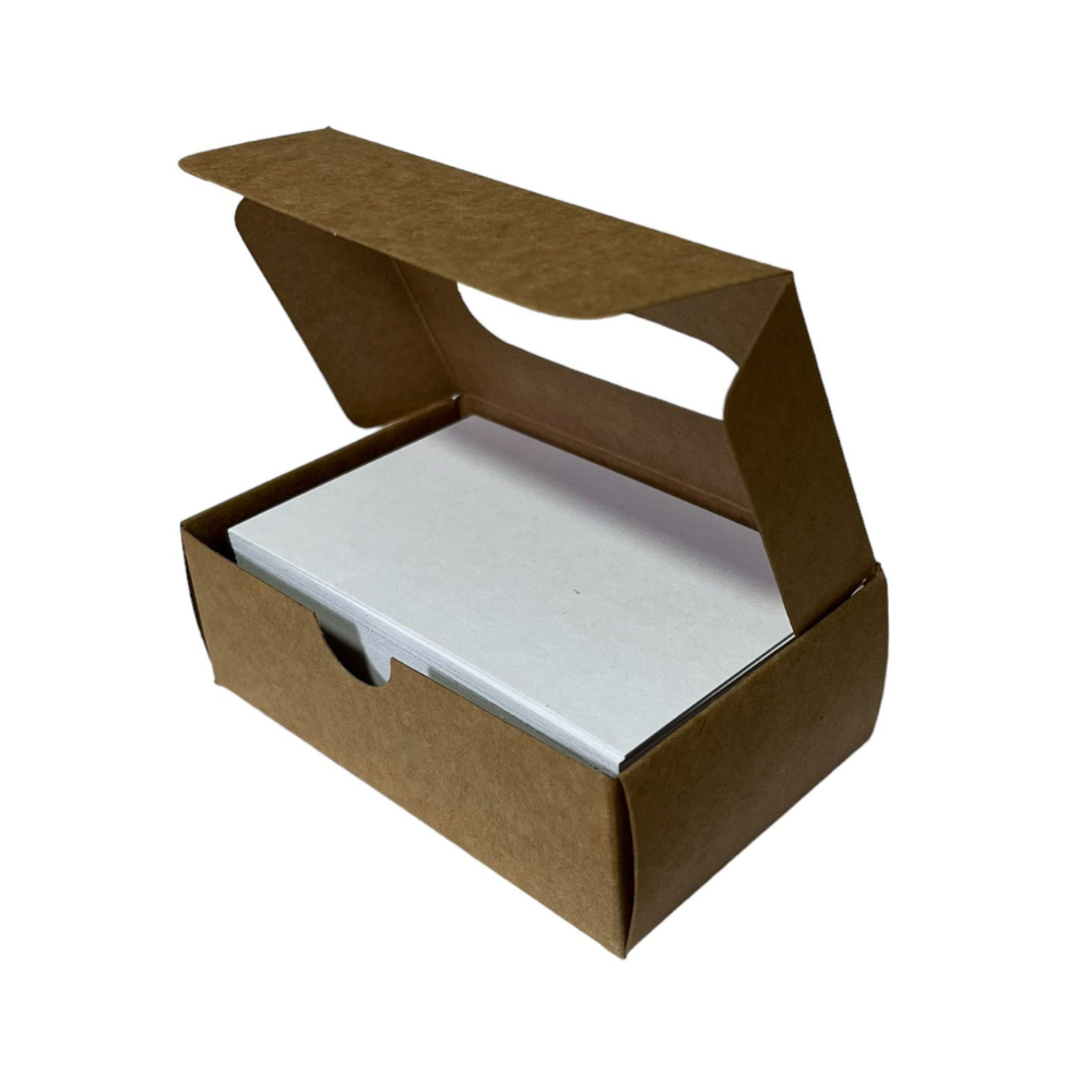 10 Cajas Kraft para Tarjetas de Presentación - Imagen 2