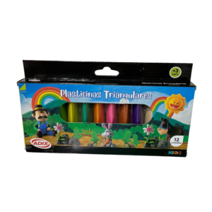 Plasticina Triangular Adix 12 Colores