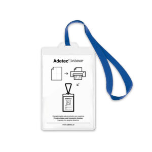 Porta Credencial con Cordon Adetec