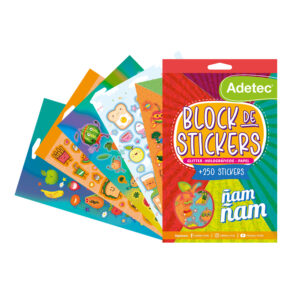 Block de Stickers Ñam Ñam 250 und Adetec