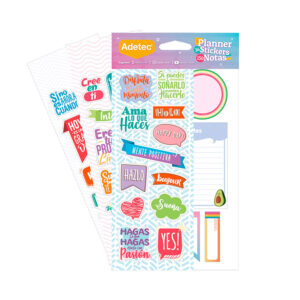 Stickers, Planner y Notas Adetec