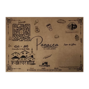 Individuales Personalizados en Papel Kraft 75 g 1 Color | 1000 Unidades