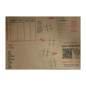 Individuales Personalizados en Papel Kraft 75 g 2 Colores | 1000 Unidades