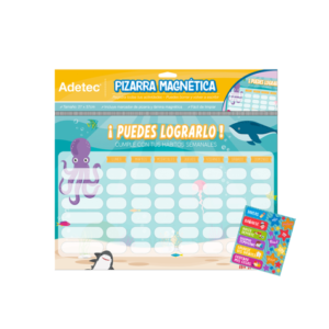 Pizarra Magnética Planner Diseño Infantil Marino Adetec