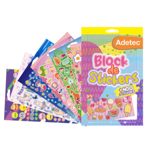 Block de Stiker comida 400 und Adetec