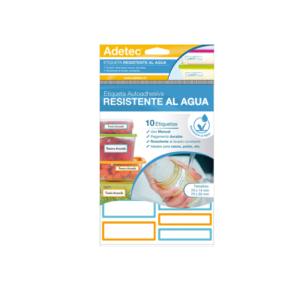 Etiqueta Manual Adetec Resistente al Agua