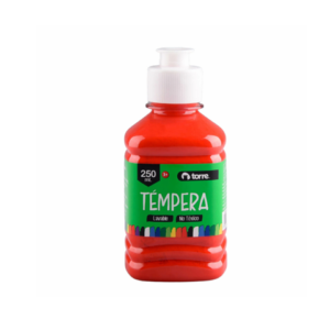 Tempera 250g La Torre Rojo