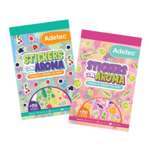 Block de Stickers con Aroma Adetec