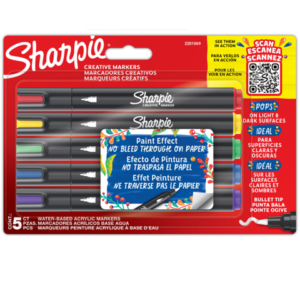Marcador Acrilico Sharpie 5 Colores