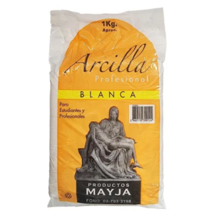 Arcilla Profesional Blanca 1kg Mayja