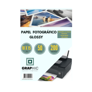 Papel Fotográfico Glossy 10×15 200Gr 50 Hojas Gpc