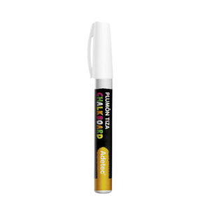 Plumón De Tiza Blanco Adetec