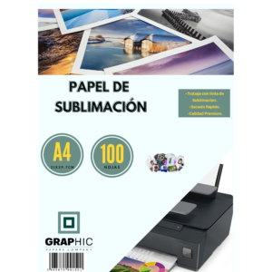 Papel de Sublimación 120Gr A4 100 hjs GPC