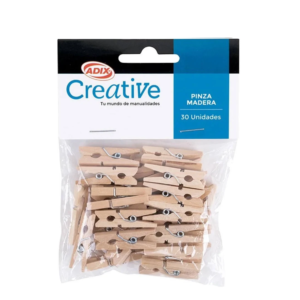 Pinzas Mini de Madera Adix