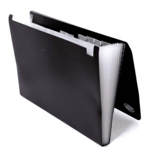 Carpeta Acordeón Negro Adix