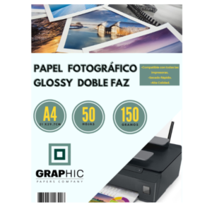 Papel Fotográfico Doble Cara 150gr A4 50 Hojas GPC