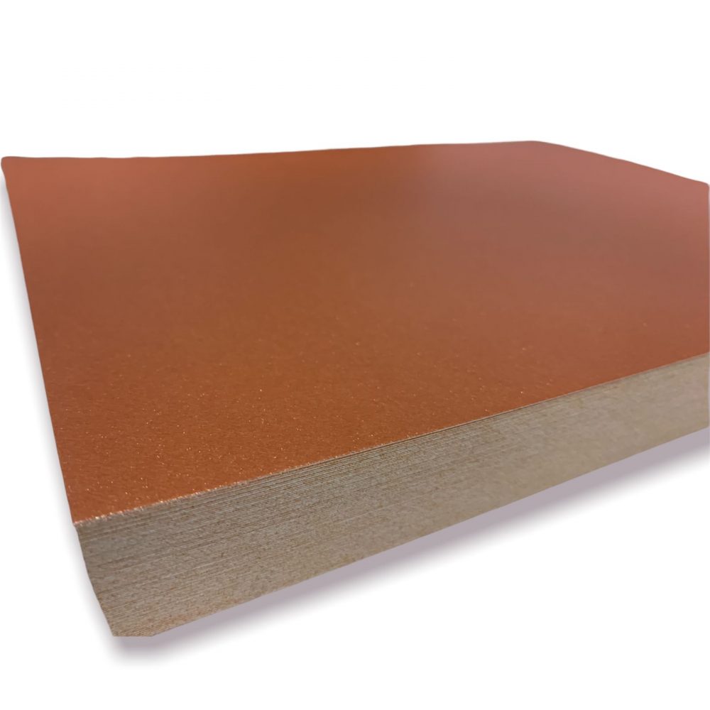 10 Cartulina Perlada Cobre T/Carta 210gr