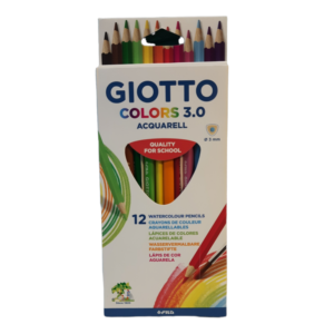 Lápices 12 Colores Giotto Acuarelable