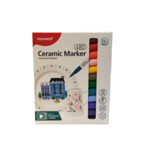 Marcador de Ceramica Monami 12 Colores