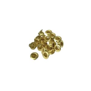 Set 20 Ojetillos Dorados 4mm