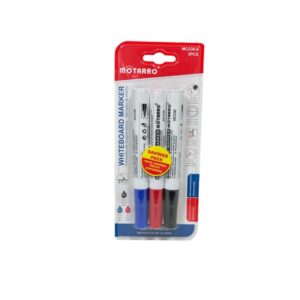 Pack Marcadores de Pizarra Motarro (azul-rojo-negro)