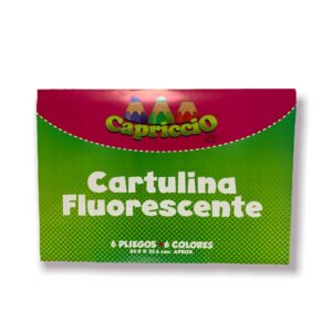 Carpeta Cartulina Fluorescente Capriccio
