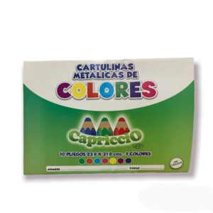 Carpeta de Cartulinas Metalicas Capriccio
