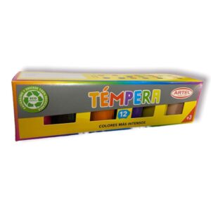 Temperas de 12 Colores Artel