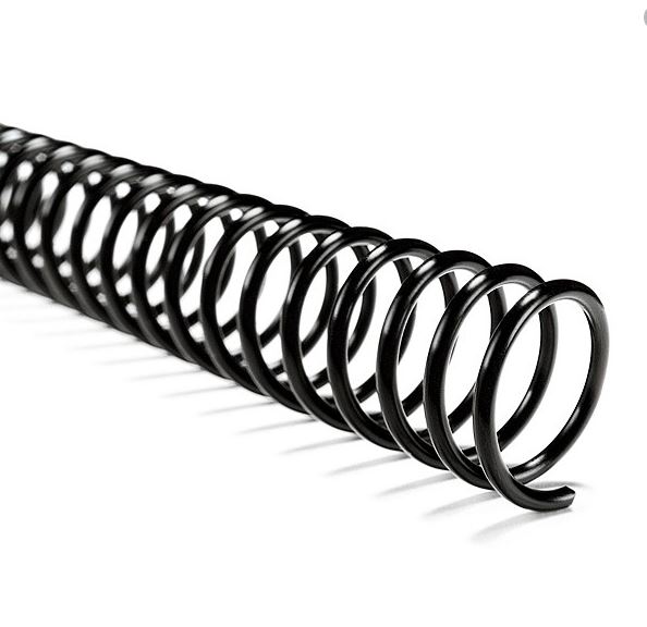 Espirales Negros 18mm (10 unidades)
