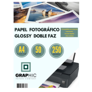Papel Fotográfico Doble Cara 250gr A4 50 Hojas GPC