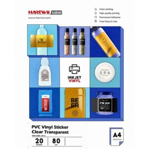 Adhesivo PVC Transparente para Tintas 20 hjs T/A4